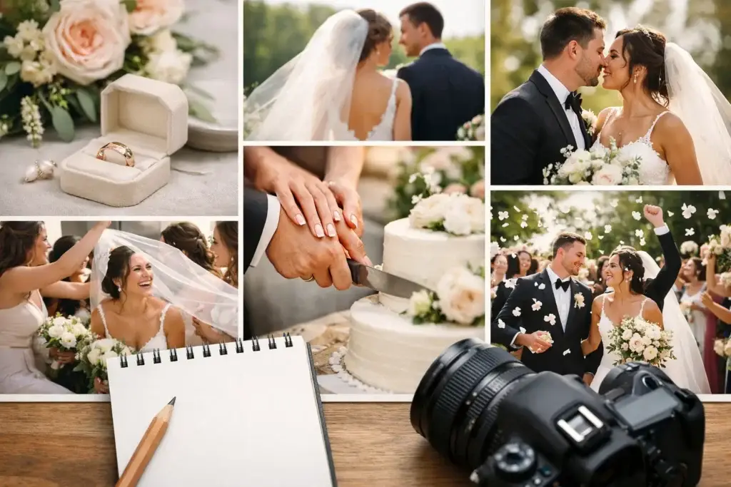 Best Wedding Photo Checklist Moments to Get