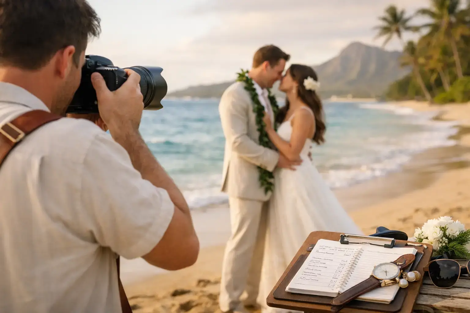 Oahu Wedding Photographer Timeline Planning