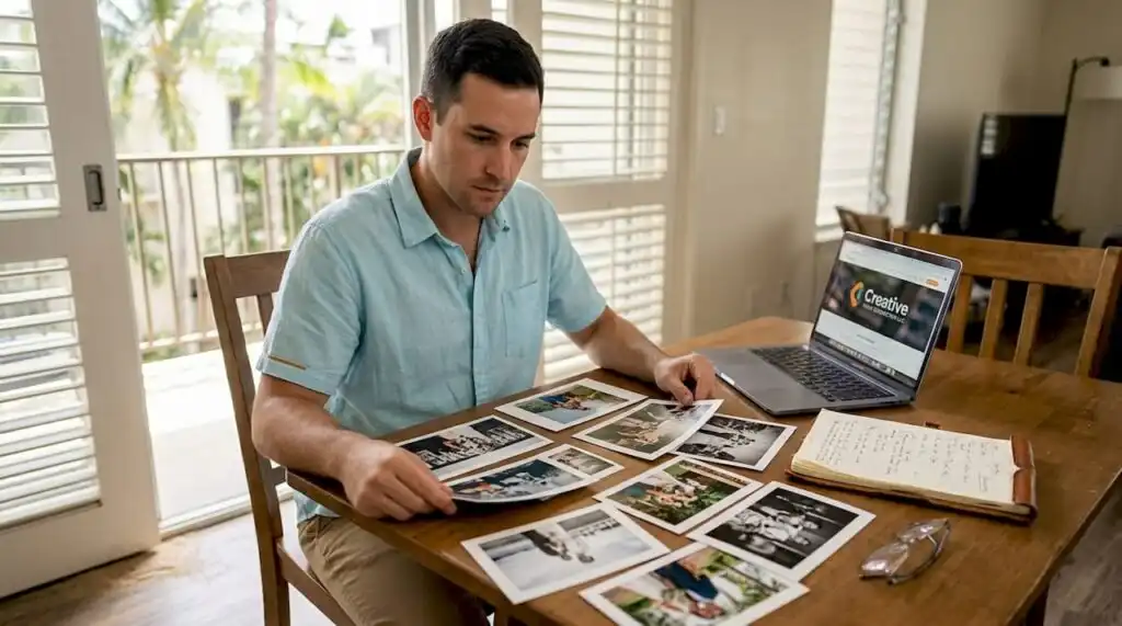 Oahu photographer organizing event portfolio