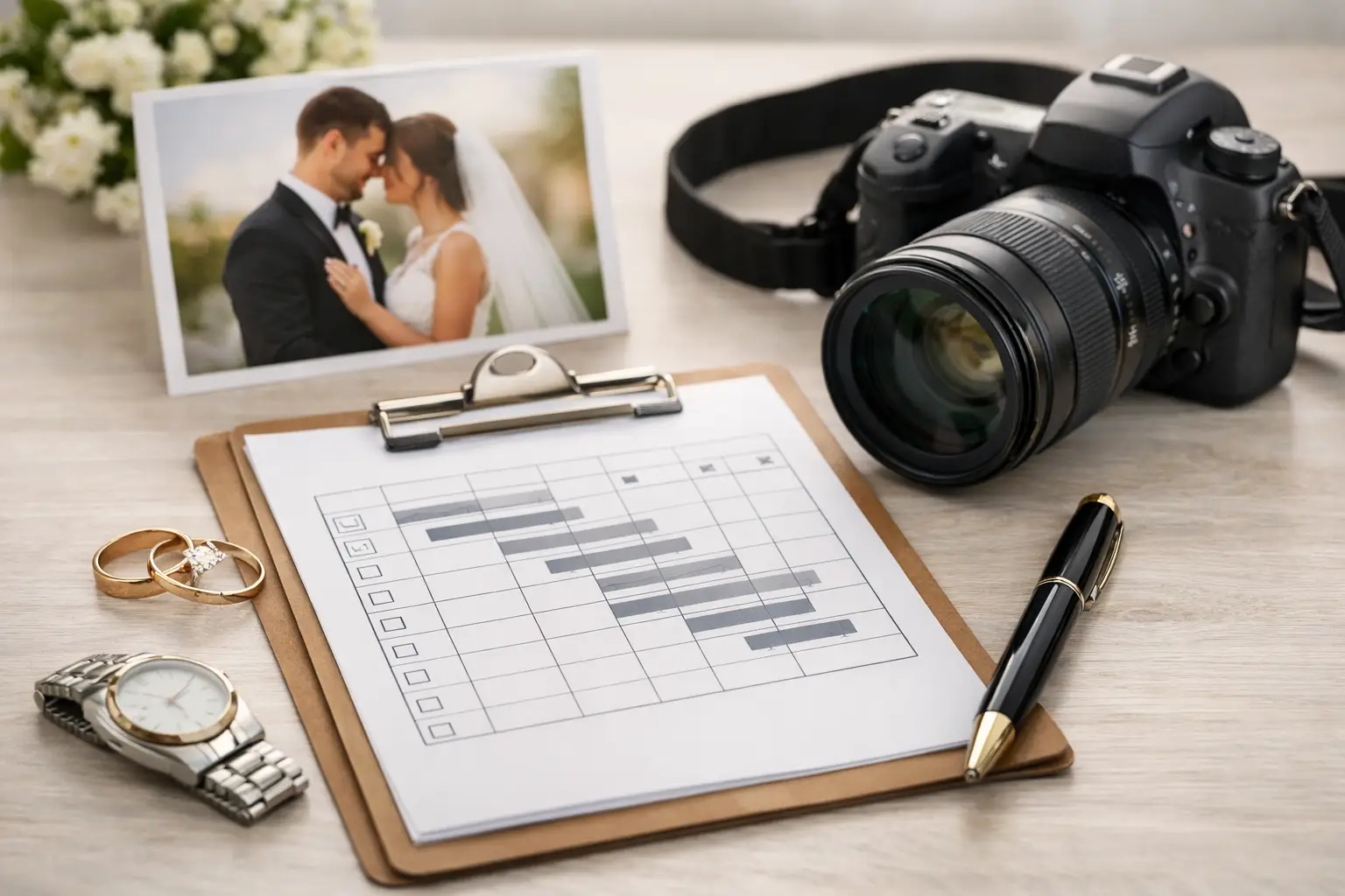 How to Plan a Wedding Photo Timeline